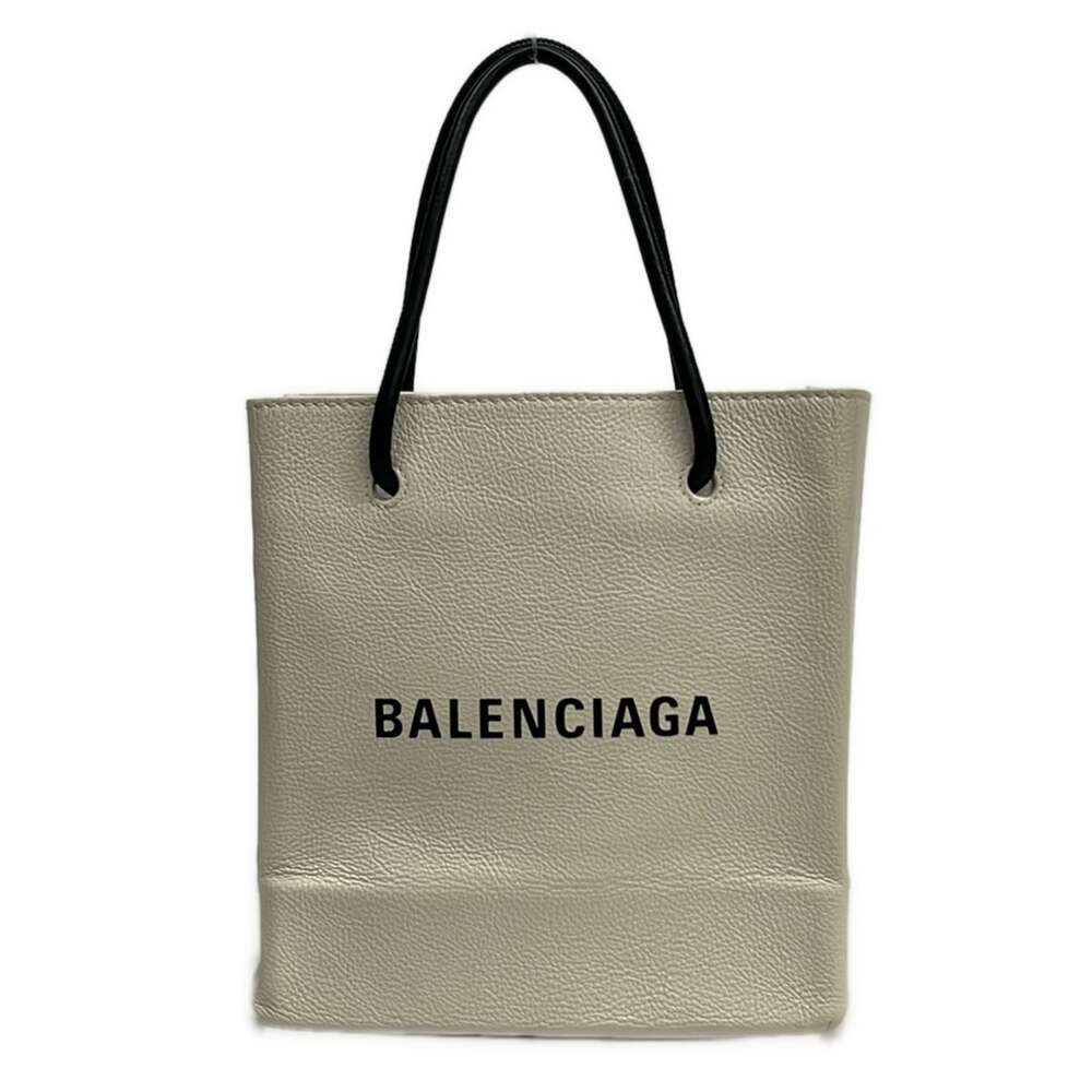 Balenciaga Shopping Tote XXS Tote Bag 555140 White Black